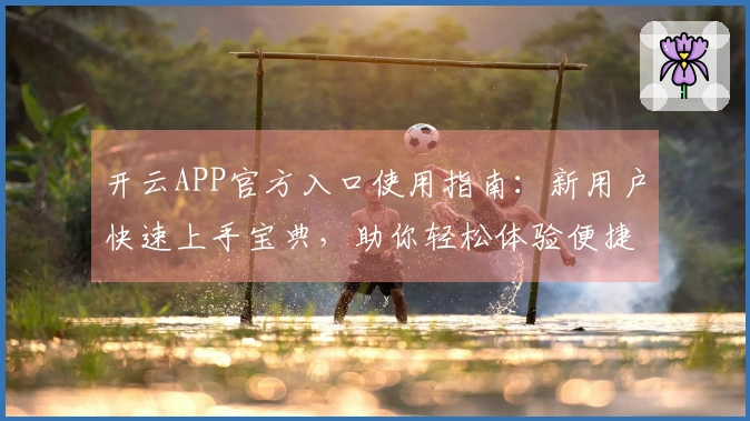 开云APP官方入口使用指南：新用户快速上手宝典，助你轻松体验便捷服务